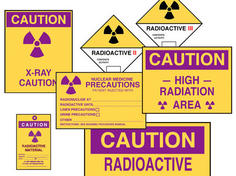 collage radiation warning